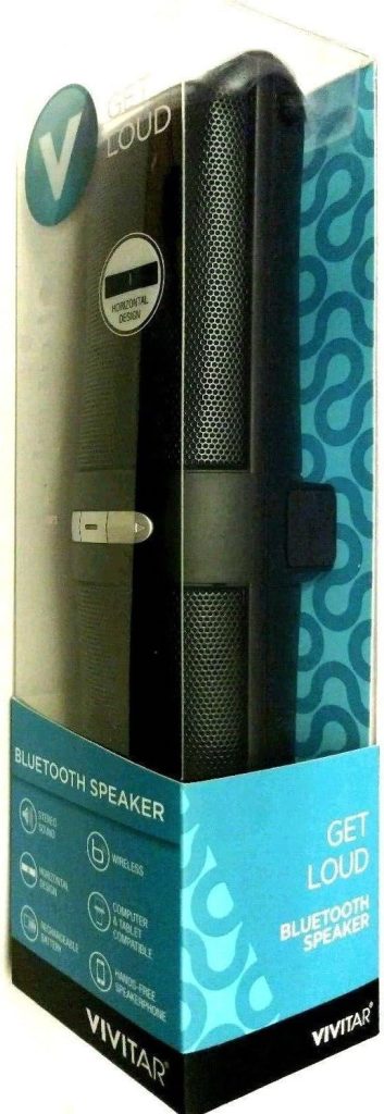 Vivitar Get Loud Wireless Rechargeable Bluetooth Speaker Water Resistant