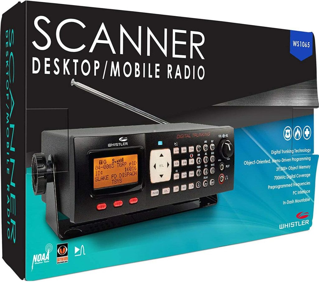 Whistler WS1065 Digital Desktop/Mobile Radio Scanner