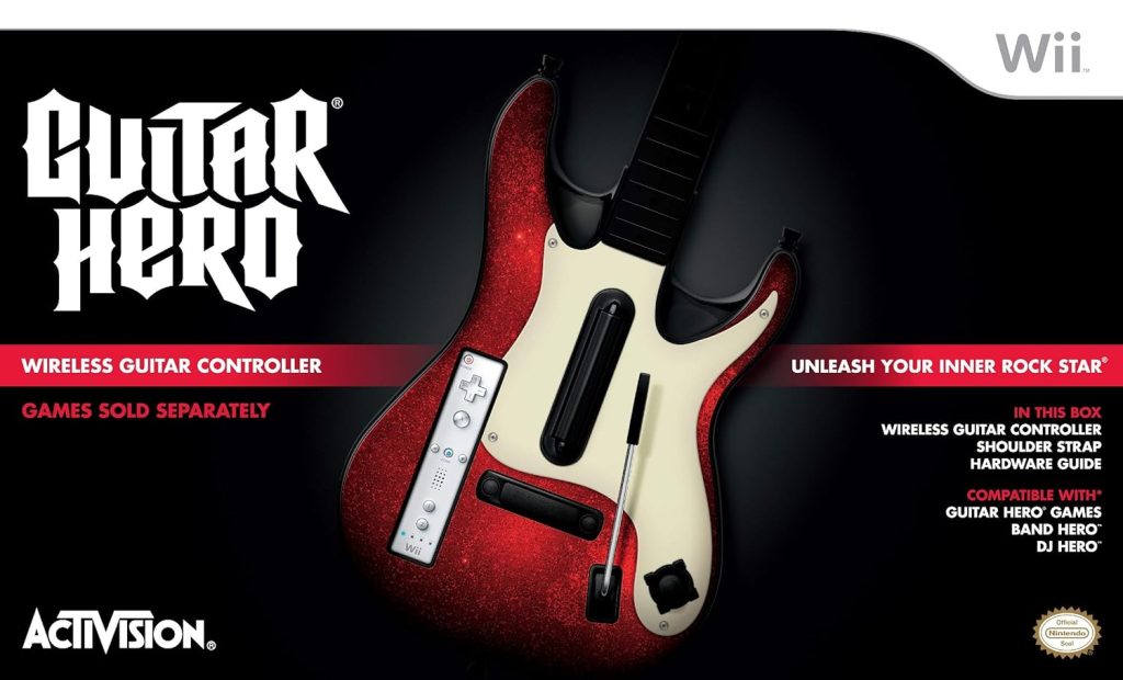 Wii Guitar Hero 5 Stand-Alone Guitar (Renewed)