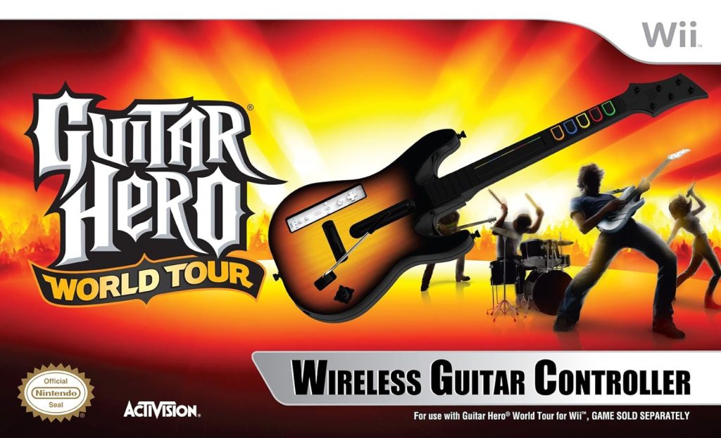 Wii Guitar Hero World Tour - Stand Alone Guitar