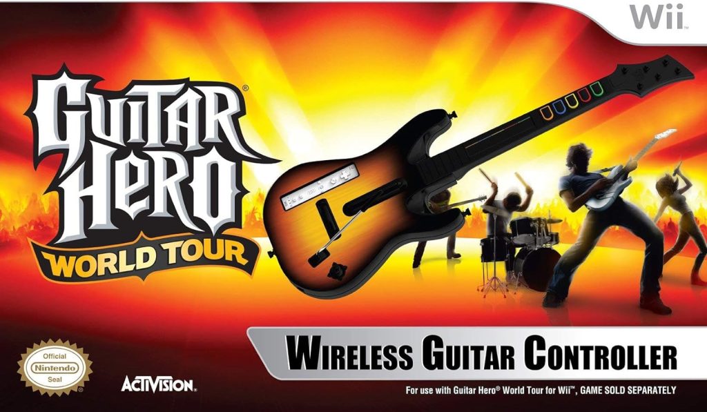 Wii Guitar Hero World Tour Guitar Kit