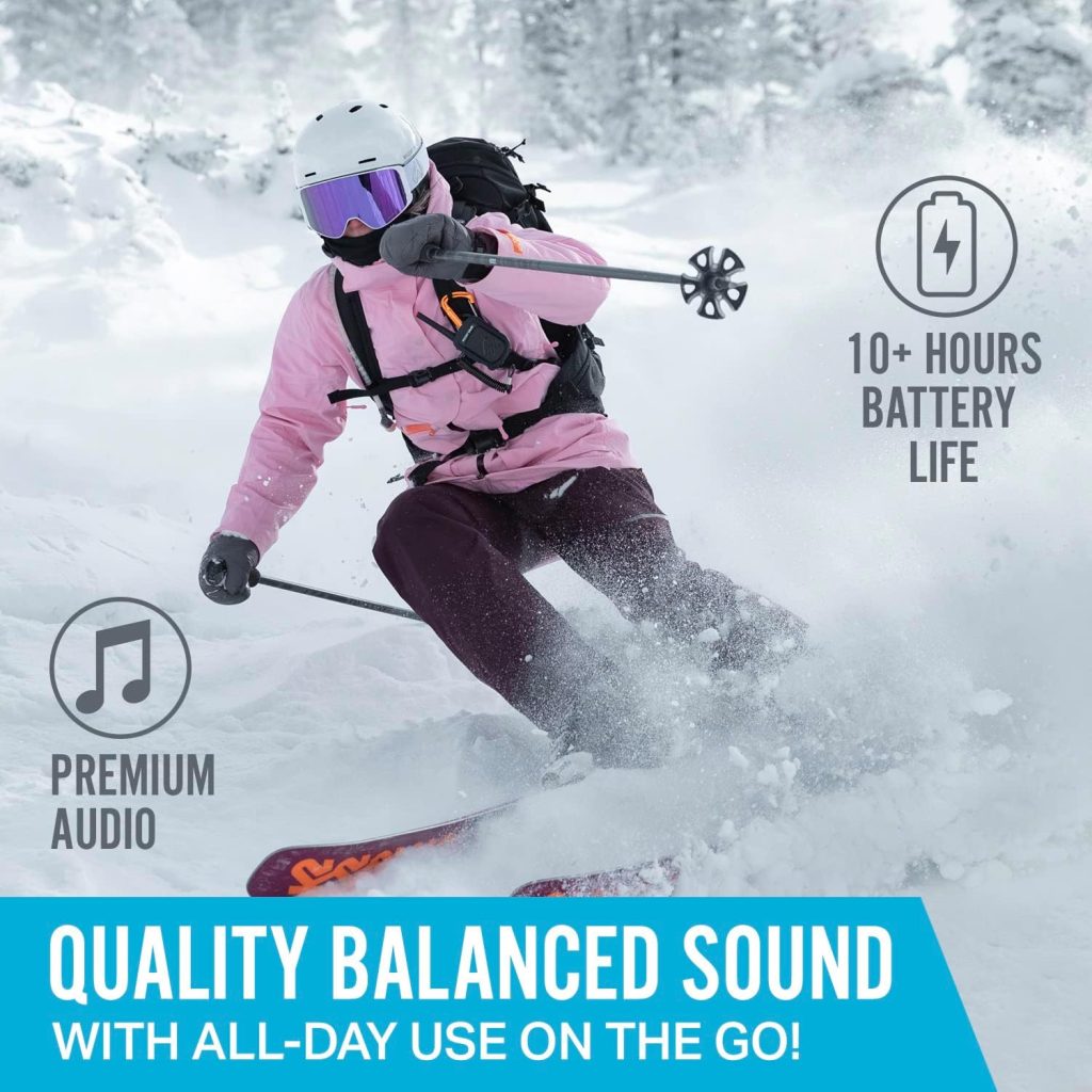 Wildhorn Alta Wireless Bluetooth, Drop-in Headphones - HD Speakers Compatible Any Audio Ready Ski/Snowboard Helmet Headphones. Glove Friendly Controls, Microphone for Hands-Free Calls