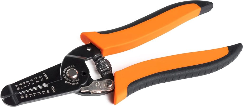 Wirefy Wire Stripper and Cutter - Wire Stripping Tool for Solid and Stranded Wires 22-10 AWG