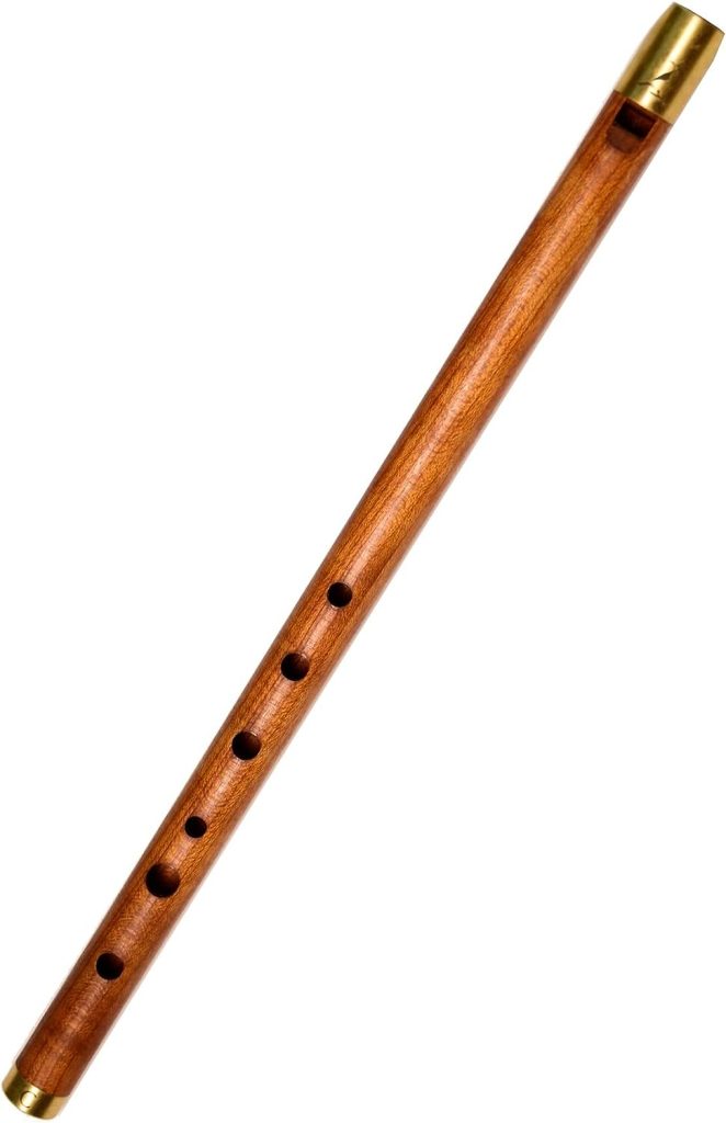 Wooden Key of С irish Whistle Fipple Flute VC-01 Great Sound Hand Carved Flute Folk Wind Music Instrument Handmade Woodwind Brown