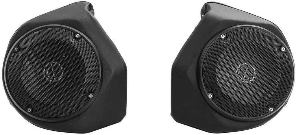 WOWTK King Tour Pack 6.5 Rear Speakers Pod Kit fits for Harley Davidson Touring Electra Glide, Street Glide, Ultra Limited, Road Glide Ultra and Tri Glide Models 2014-2023,Left and Right (Black)