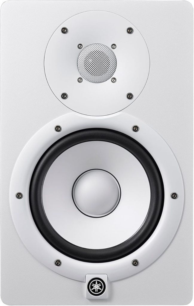 Yamaha HS7W 7-Inch Powered Studio Monitor Speaker, White