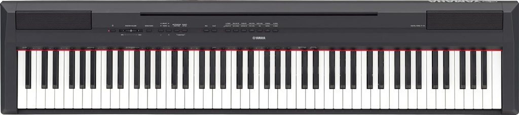 Yamaha P115 88-Key Weighted Action Digital Piano with Sustain Pedal, Black