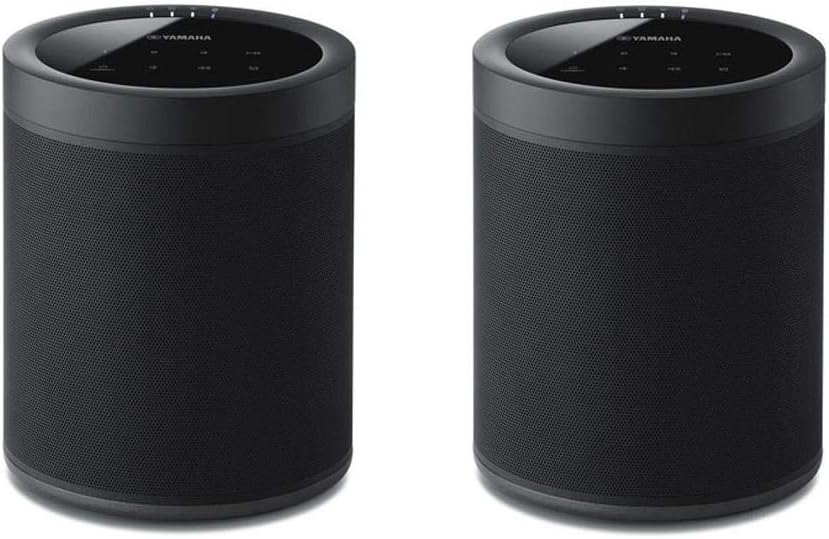 Yamaha WX-021 MusicCast 20 Wireless Speaker, Black, Pair