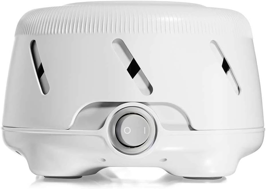 Yogasleep Dohm UNO White Noise Sound Machine (White) With Real Fan Inside for Non-Looping White Noise, For Travel, Office Privacy, Meditation, Sleep Aid For Adults  Baby, Registry Gift