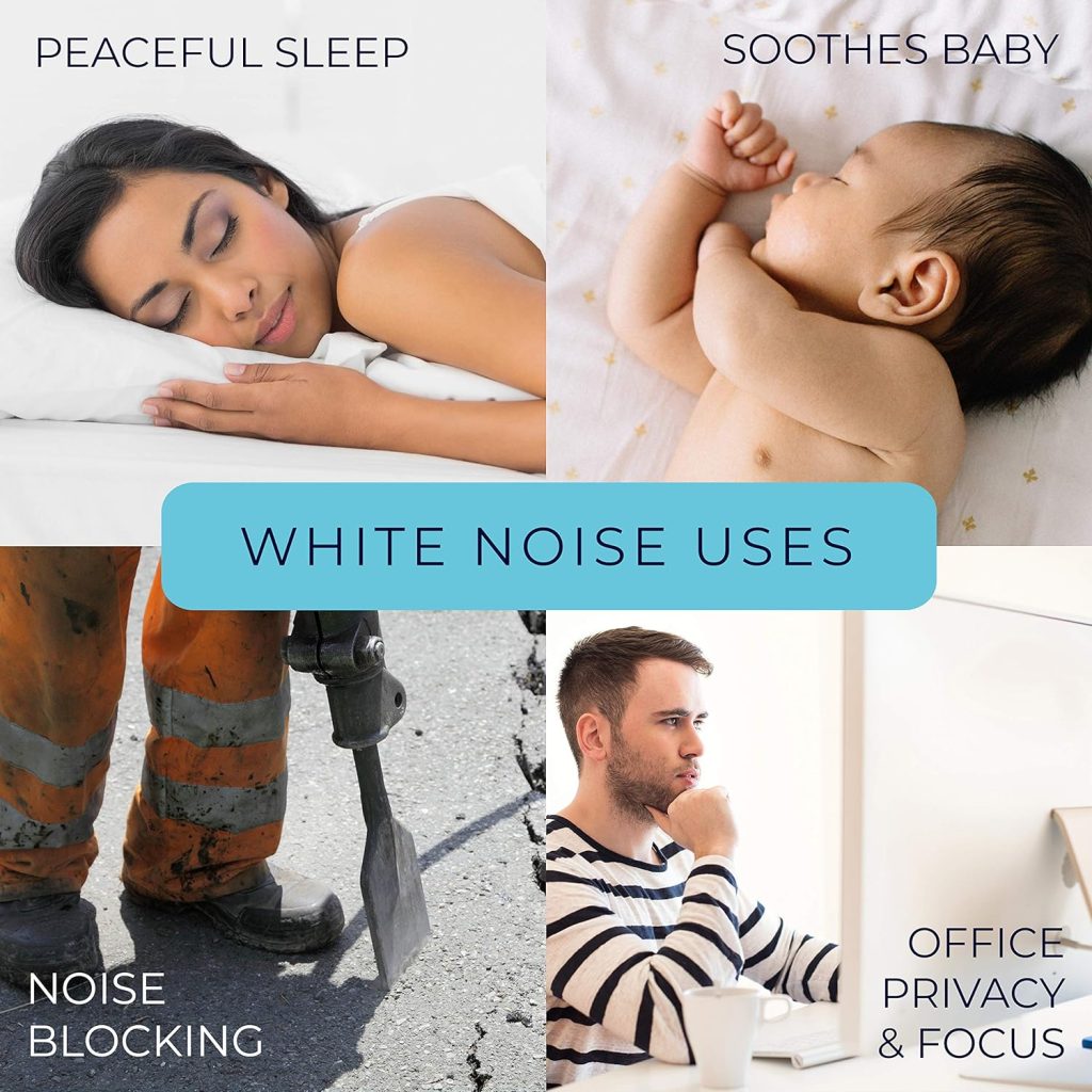 Yogasleep Dohm (White/Gray) The Original White Noise Machine, Relaxing Natural Sound from a Real Fan, Sleep Aid  Noise Cancelling For Adults  Baby, Office Privacy  Meditation, Baby Registry