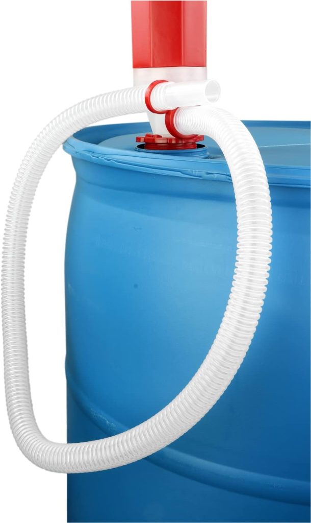 ZEELINE BY MILTON ZE369W - Polyethylene/Polypropylene Siphon Drum Pump With Hose (7 Gallons Per Minute)