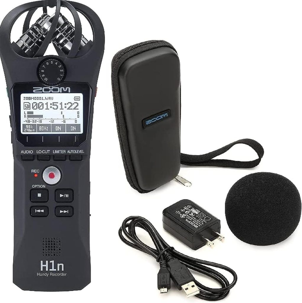 Zoom H1n Handy Recorder with SPH-1n Accessory Pack
