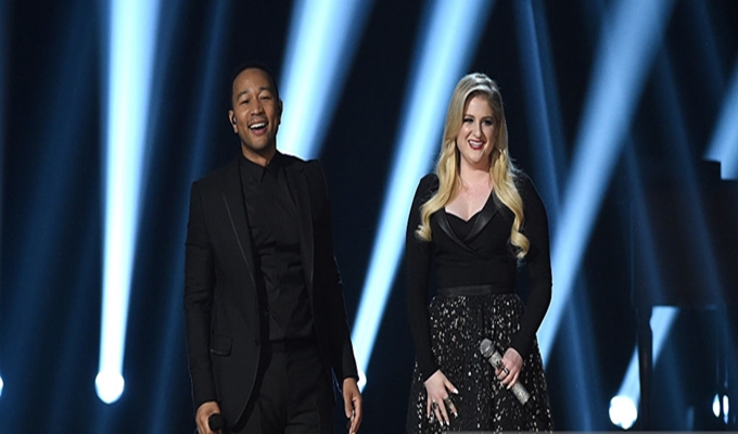 2015 Billboard Awards: John Legend and Meghan Trainor Perform  ‘Like I’m Gonna Lose You’ (Video)