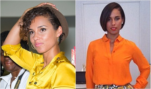 Alicia Keys Debuts New Hairstyle Page 5 Of 9 Singersroom Com