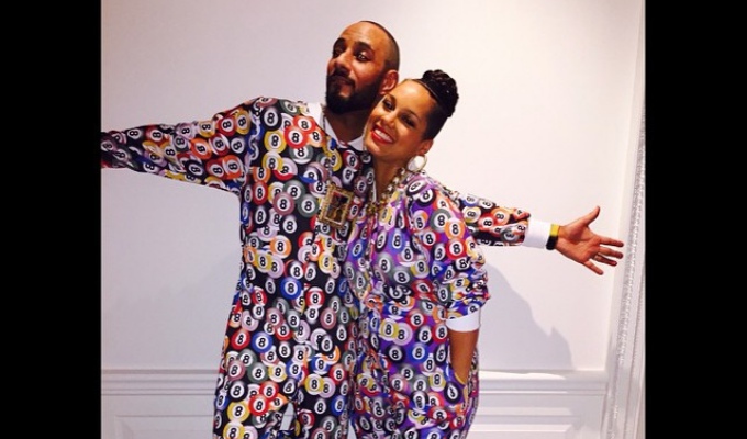 Alicia Keys’ Hubby Swizz Beatz Throws Her a Surprise ‘House Party’-Themed B-Day Bash (Videos & Pics)