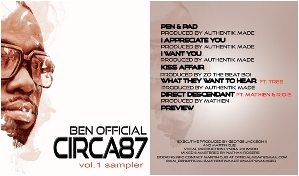 Ben Official – Circa 87 Vol. 1 (Sampler)