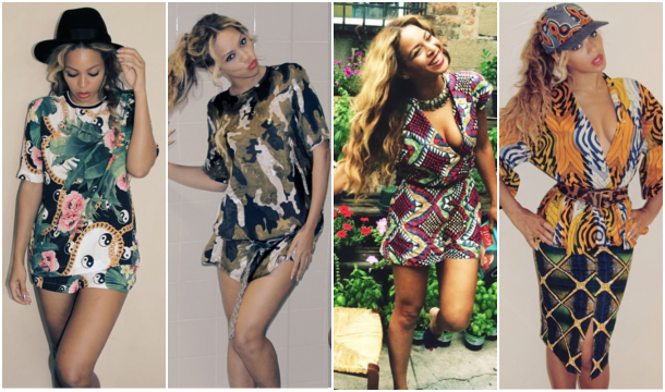 Beyonce Looks Enchanting in Prints!