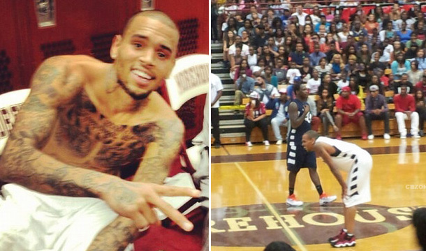 Chris Brown Hosts Star-Studded Charity Basketball Game in Atlanta