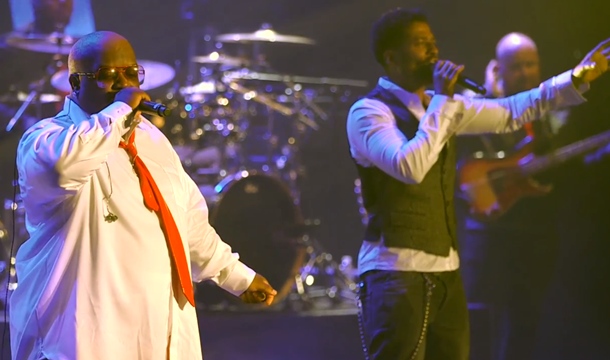 CeeLo Green Performs “Silent Night” With Eric Benet
