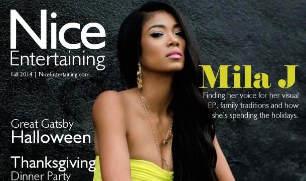 Motown’s Mila J Covers Nice Entertaining Magazine; Talks Sound and Being Solo