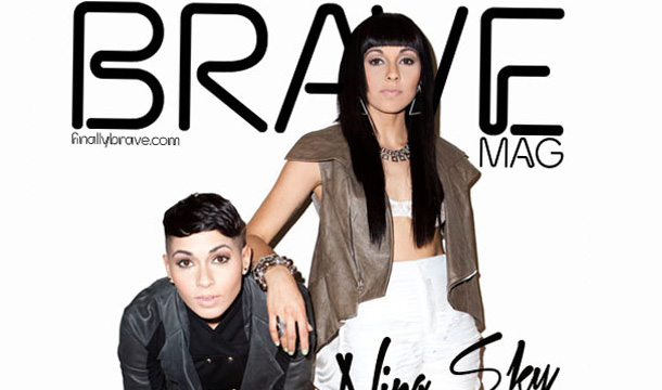 Nina Sky Takes on June 2012 cover of BRAVE magazine