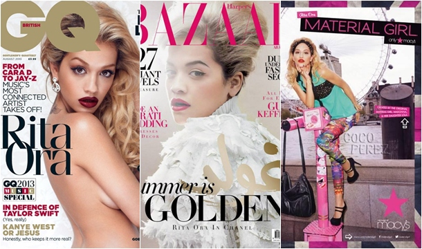 COVER GIRL: Rita Ora Covers British GQ, Harper’s Bazaar Arabia, Plus Material Girl First Look