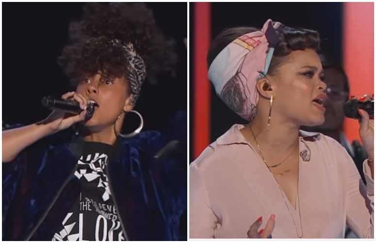 Alicia Keys and Andra Day Perform at The Democratic National Convention (Videos)