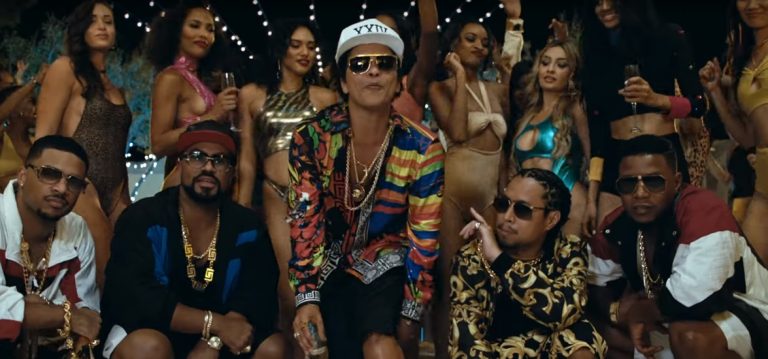 Bruno Mars Reveals Music Video For New Single 24K Magic Announces   Bruno Mars 24k Magic Music Video Still 768x359 