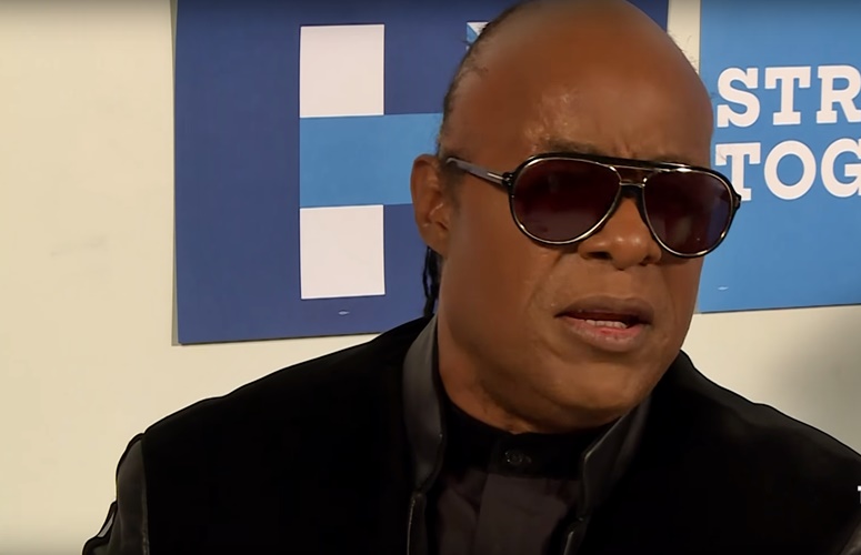 Stevie Wonder Sings Happy Birthday to Presidential Candidate Hillary Clinton