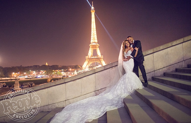Adrienne Bailon and Israel Haughton Wed In Parisian Ceremony