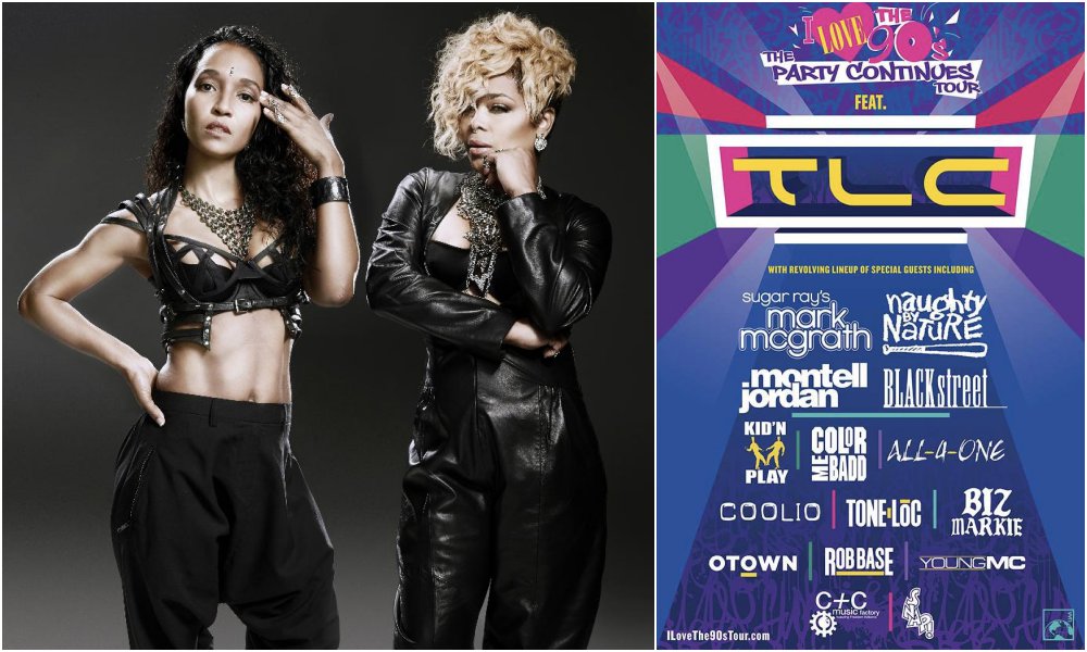 TLC Joins “I Love the 90’s – The Party Continues Tour” With Blackstreet, Montell Jordan, and More