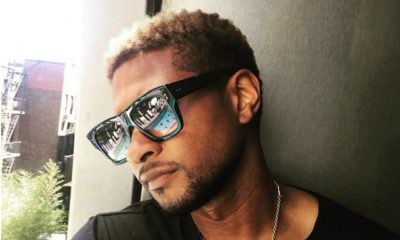 R&B Crooner Usher Debuts Blonde Hairdo - Singersroom.com