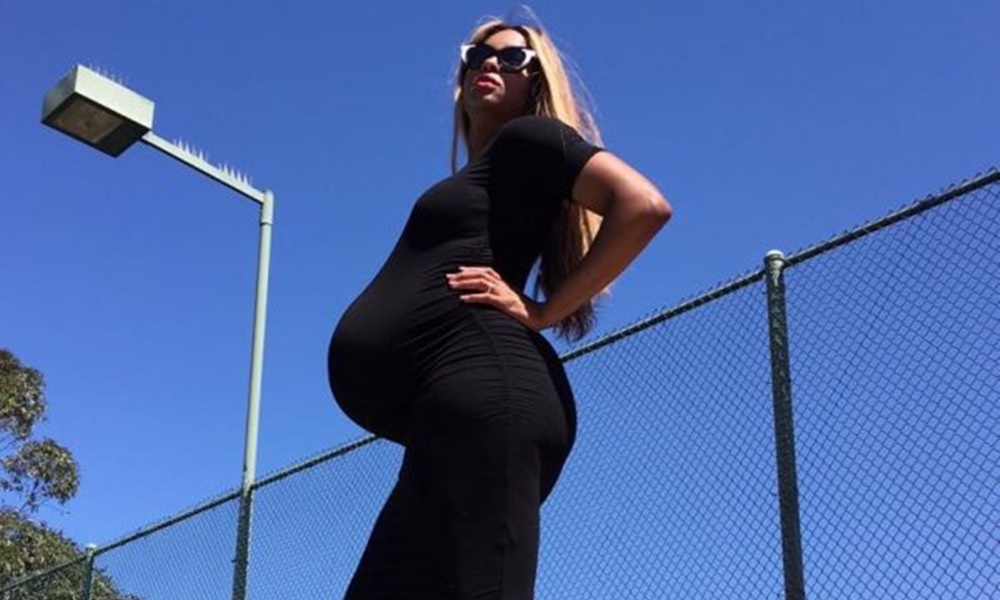 She’s All Belly! Ciara Shows Off Huge Baby Bump