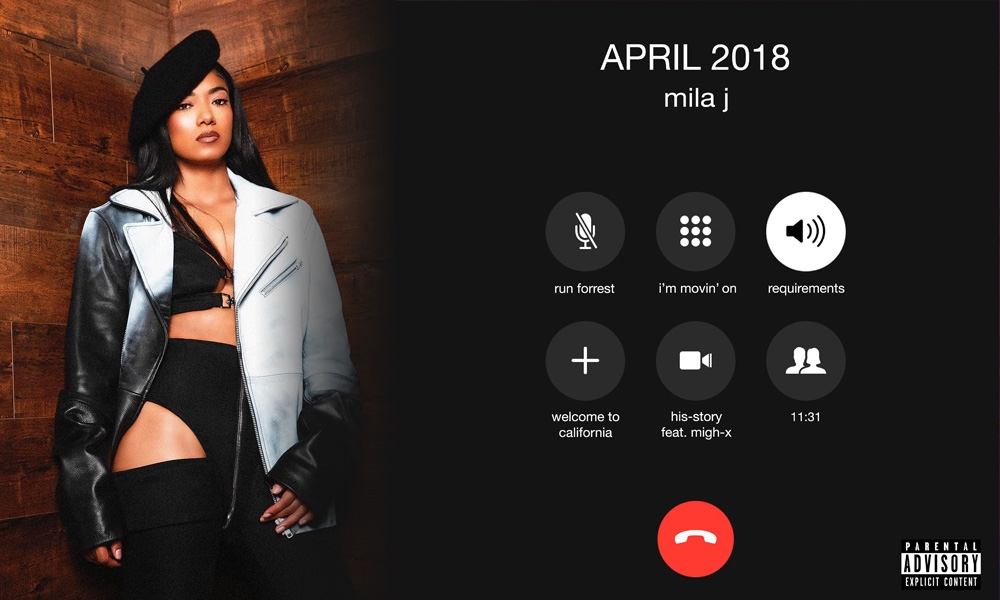 Mila J Drops New EP, April 2018