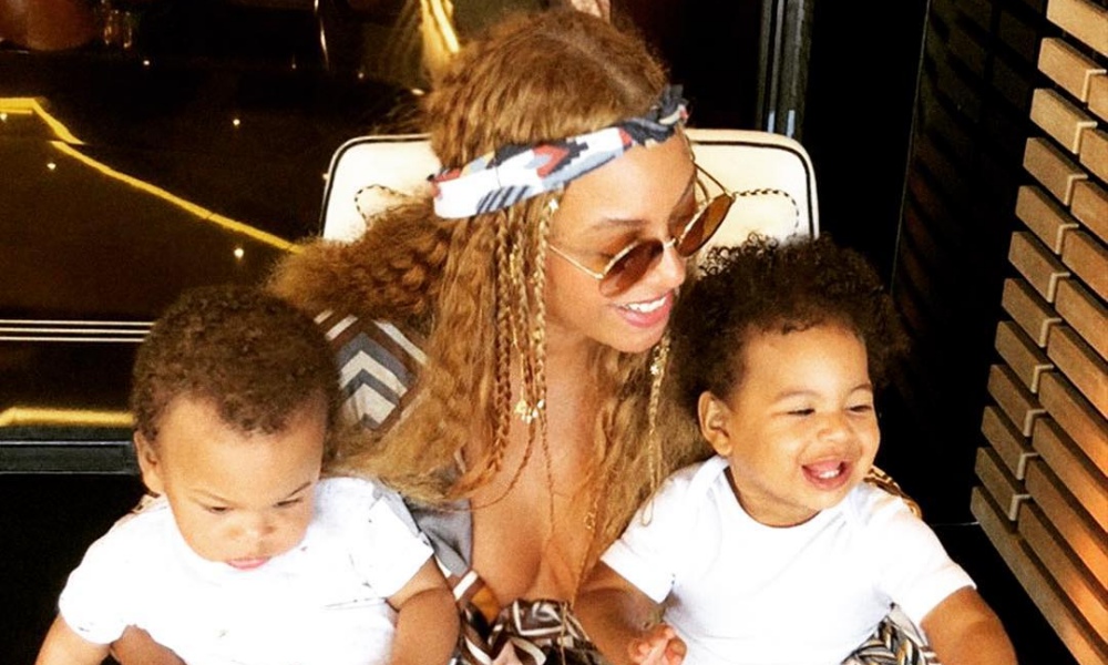 Aww! Beyonce Shares New Pic of Twins Sir and Rumi