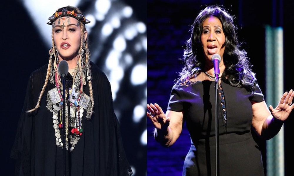 Really? SMH: Madonna Makes Aretha Franklin “Tribute” All About Herself + Twitter Reacts