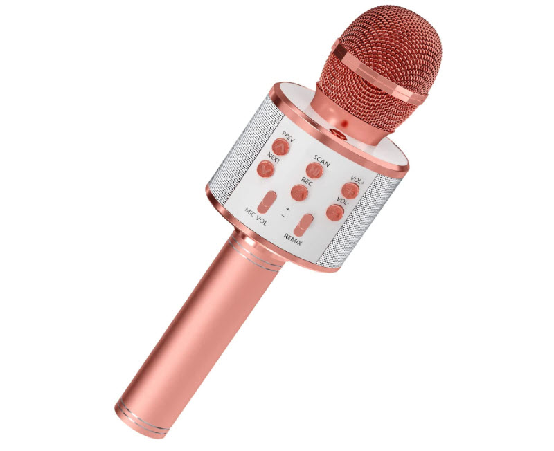 GIFTMIC Kids Microphone for Singing Wireless Bluetooth Karaoke