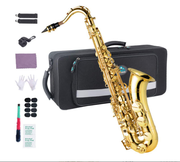 EASTROCK Tenor Saxophone B Flat Gold Laquer