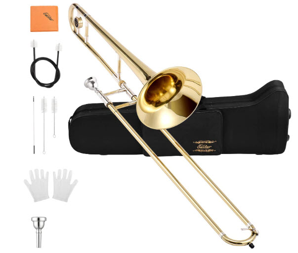 Eastar Bb Tenor Slide Trombone for Beginners Students