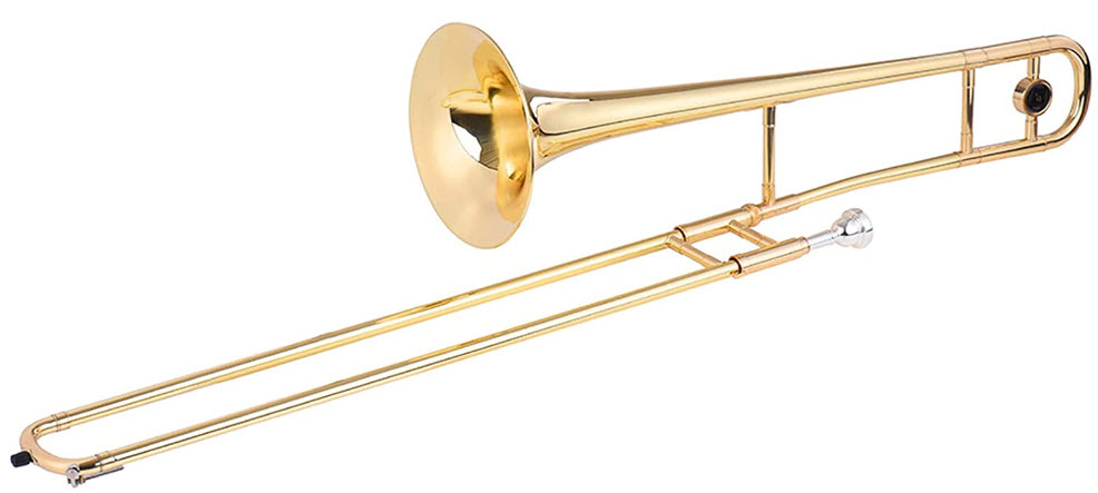 summina Alto Trombone Brass Gold Lacquer